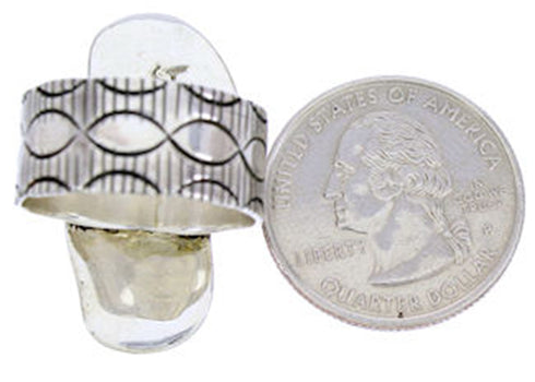 Turquoise And Sterling Silver Butterfly Ring Size 6-1/4 BW71166